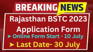 Rajasthan BSTC 2023 