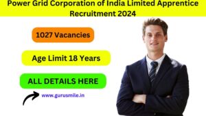 Power Grid Corporation of India Limited Apprentice Recruitment 2024