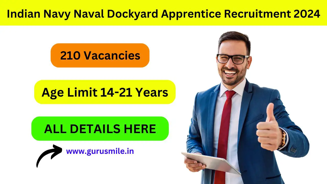 Indian Navy Naval Dockyard Apprentice Recruitment 2024