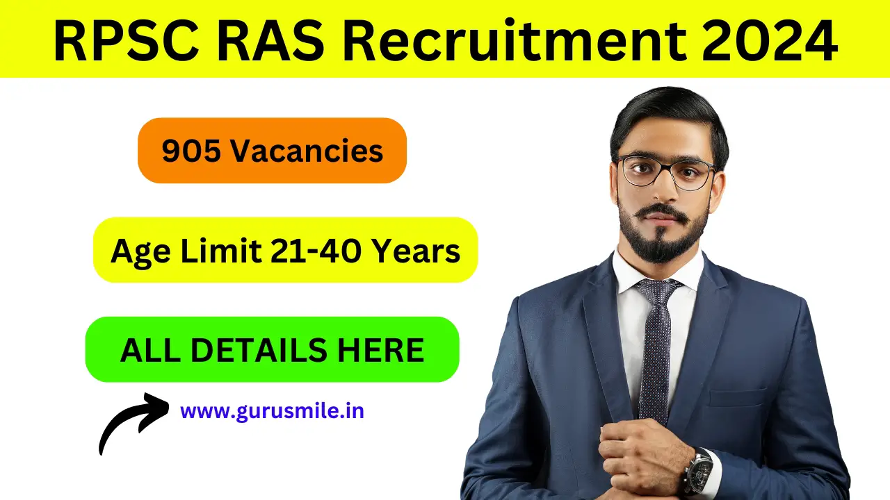 RPSC RAS Recruitment 2024 Notification For 733 Posts