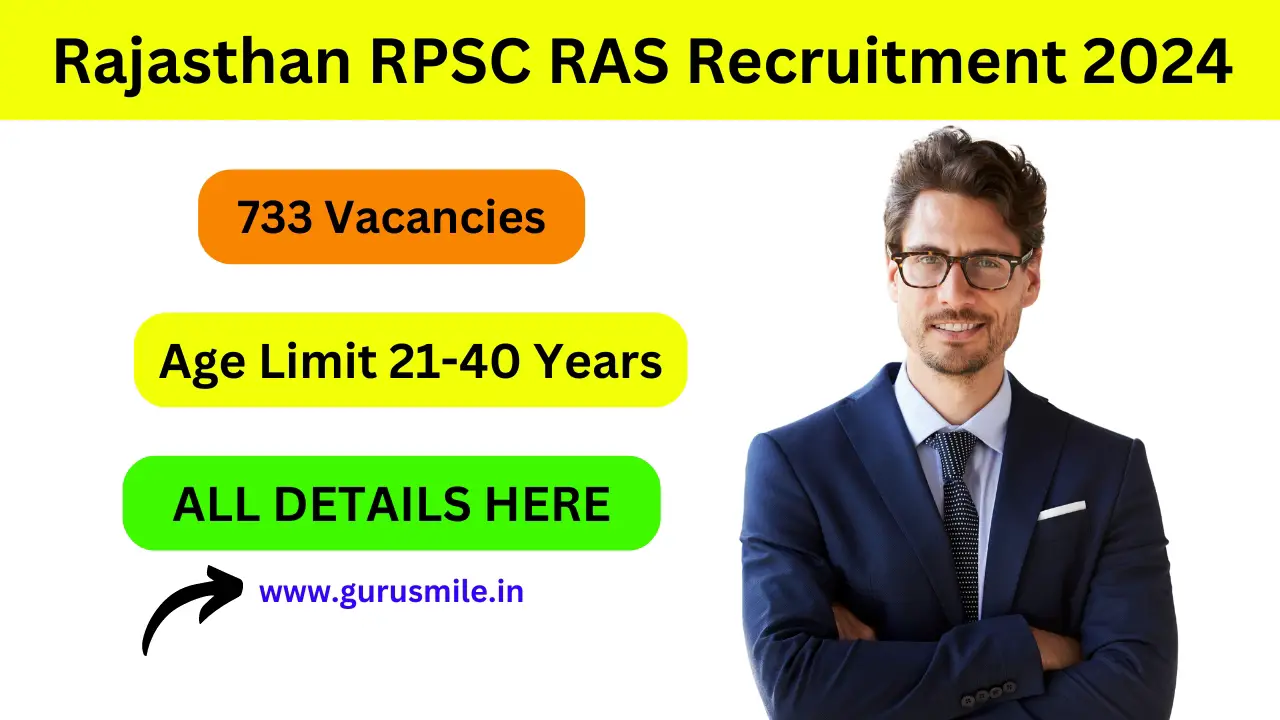 Rajasthan RPSC RAS Recruitment 2024