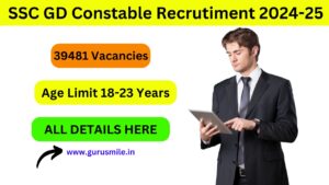 SSC GD Constable Recrutiment 2024-25