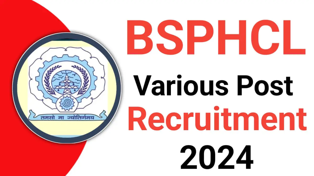 Bihar BSPHCL Various Post Recruitment 2024: Apply Online Notification for 4016 Post, Bihar BSPHCL Notification 2024